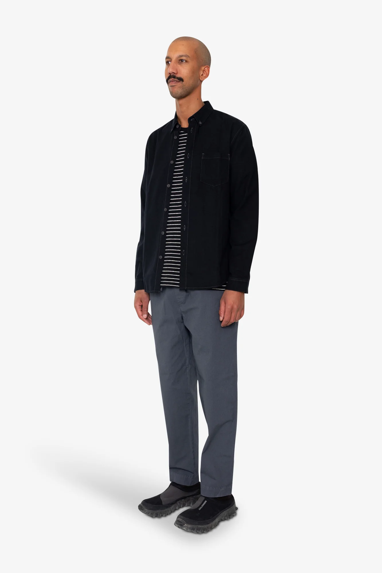 Relaxed Fit Shirt - Black Flannel - Image 3
