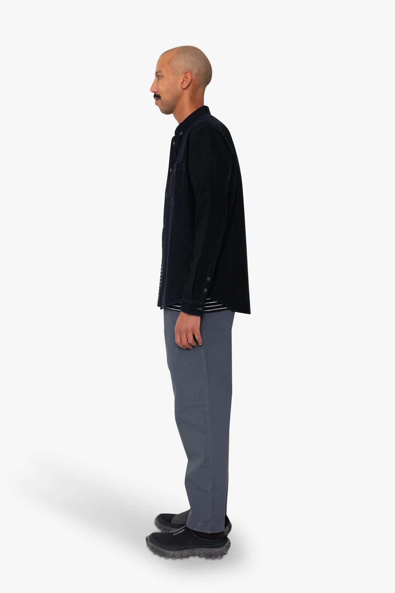 Relaxed Fit Shirt - Black Flannel - Image 4