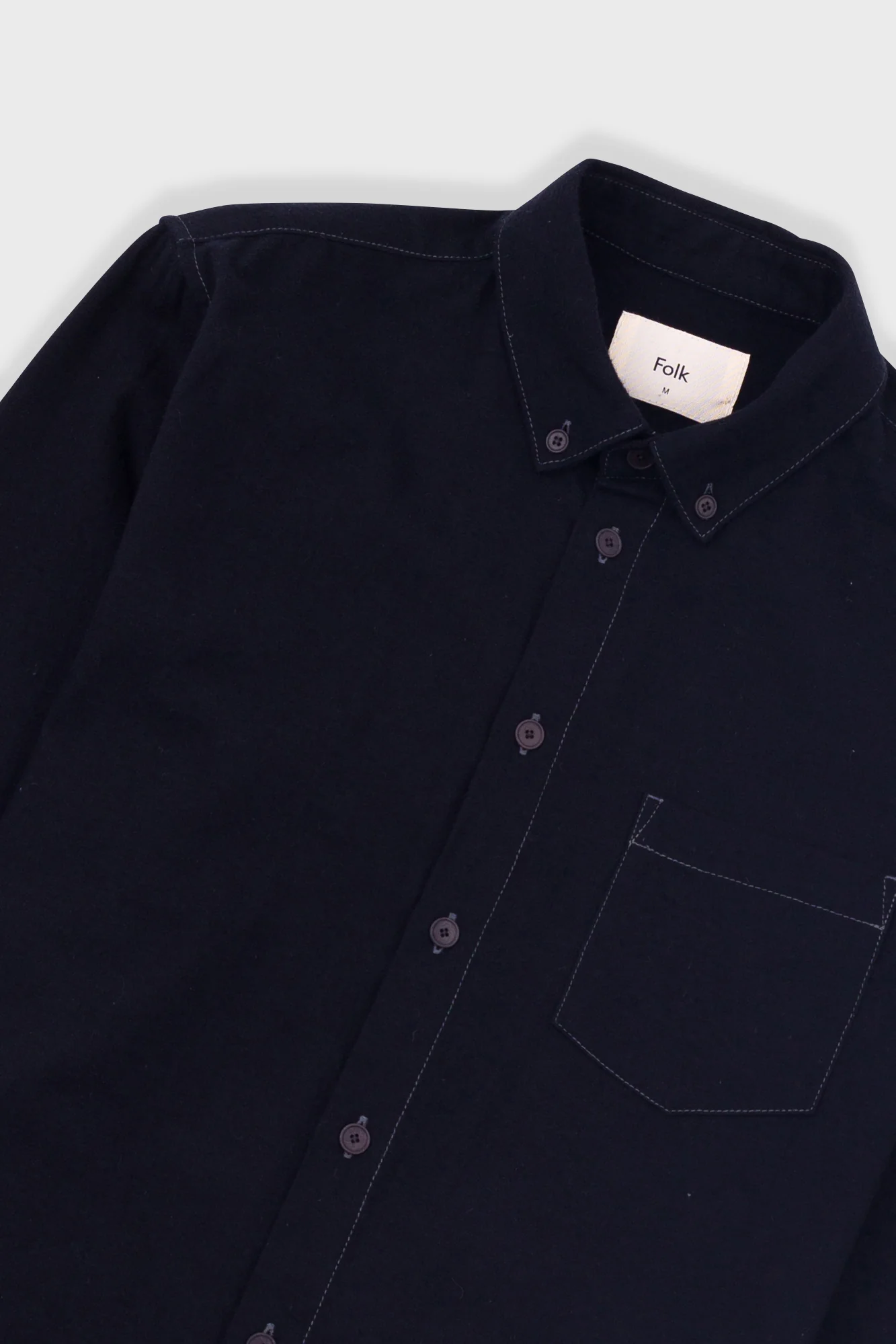 Relaxed Fit Shirt - Black Flannel - Image 5