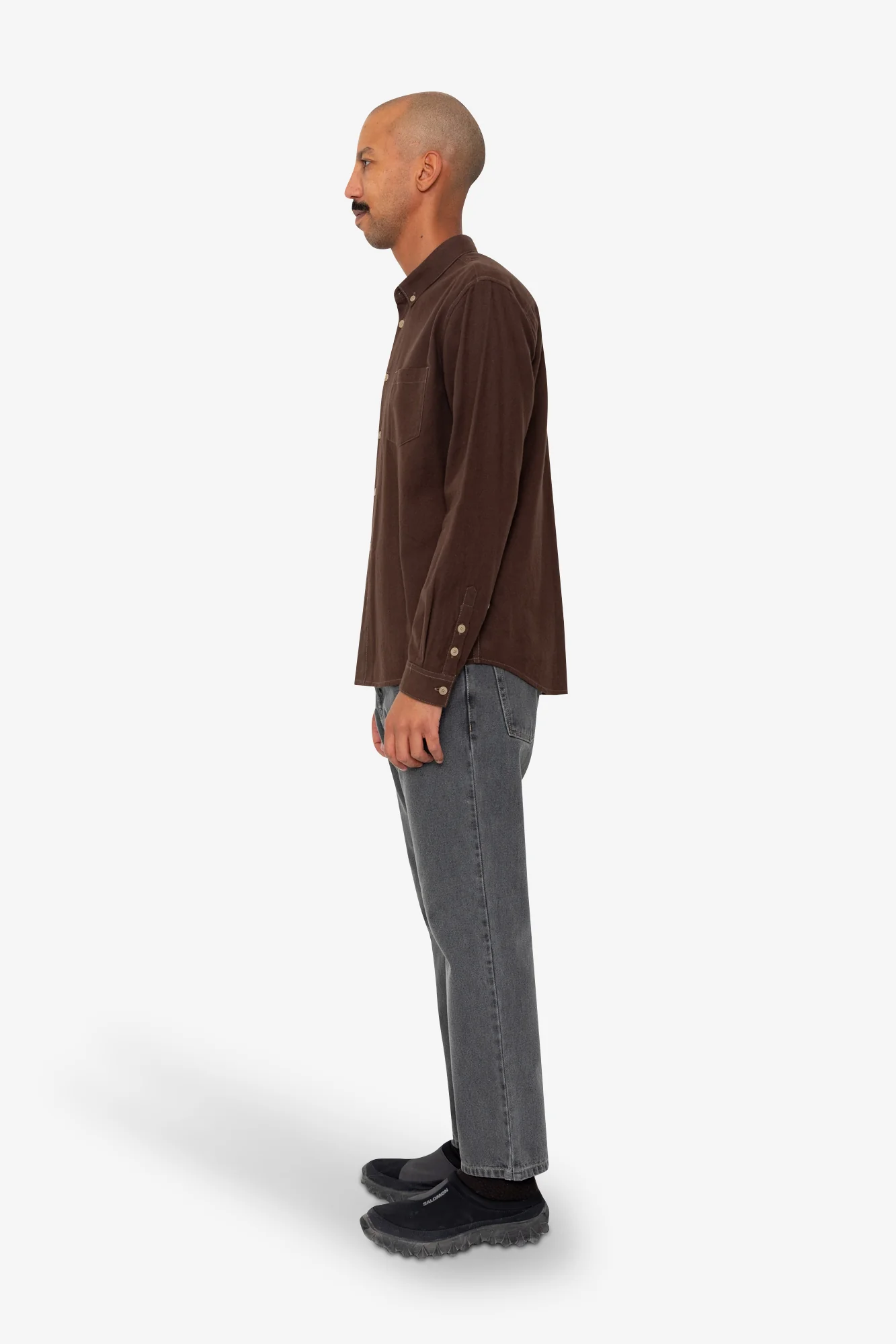 Relaxed Fit Shirt - Espresso Flannel - Image 4