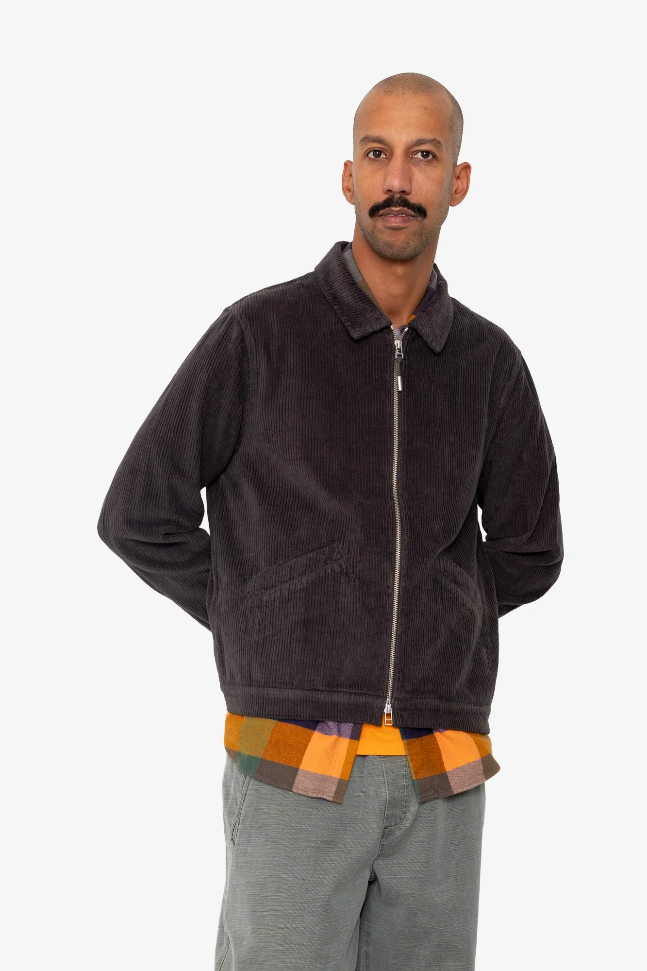 Signal Blouson - Black Grape Chunky Cord - Image 6