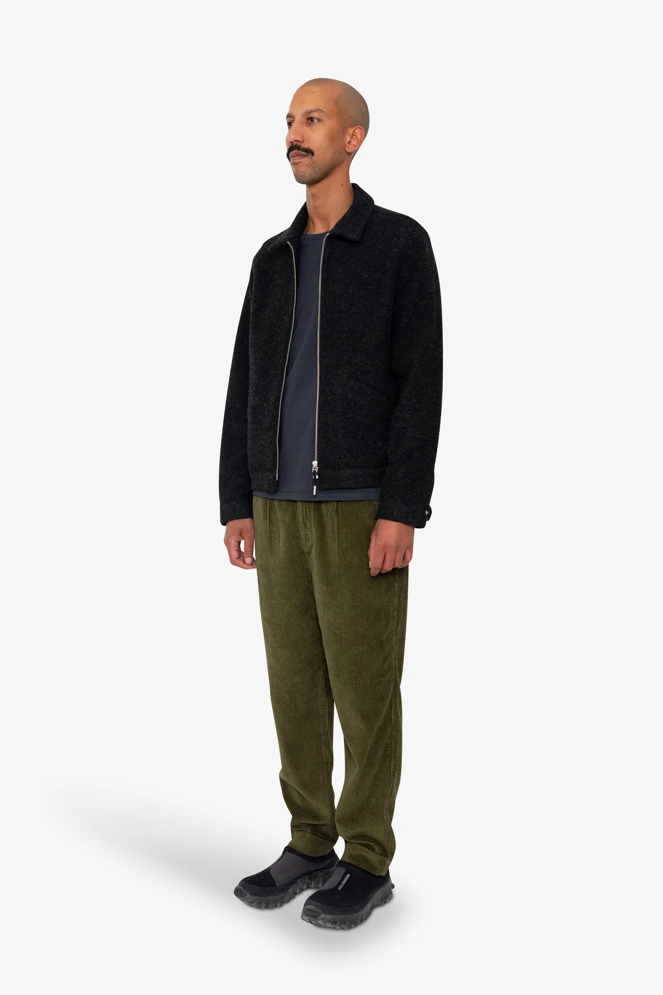 Signal Blouson - Charcoal Wool Twill - Image 3