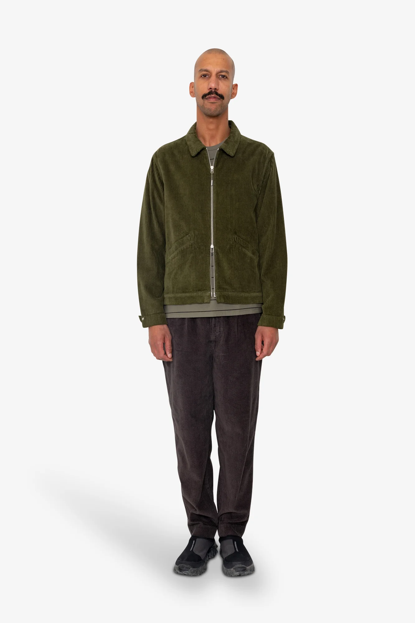 Signal Blouson - Olive Chunky Cord - Image 2