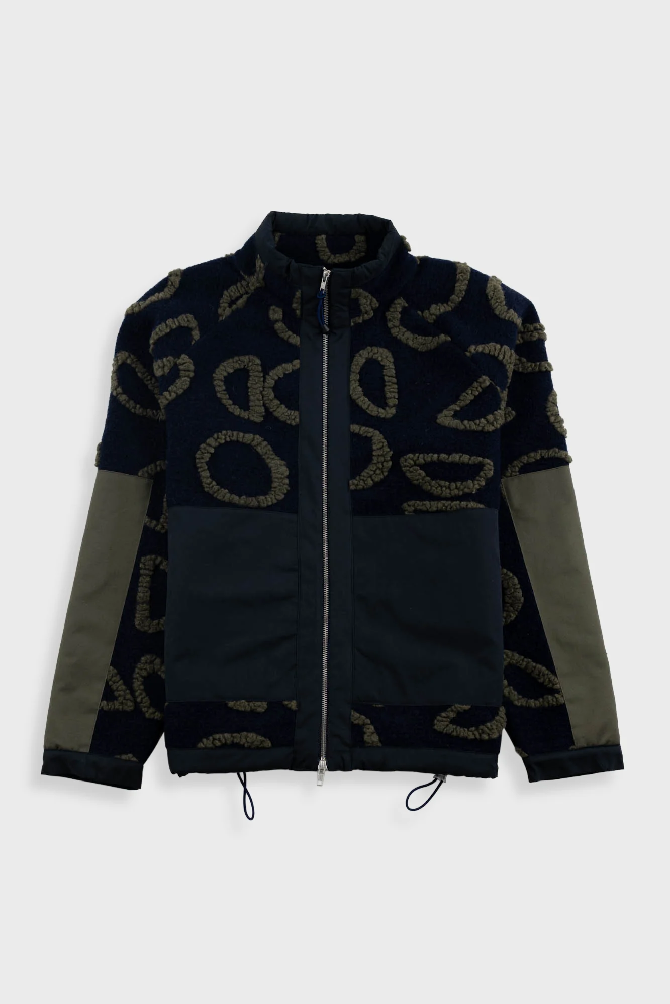 Signal Fleece - Navy Circle Jacquard