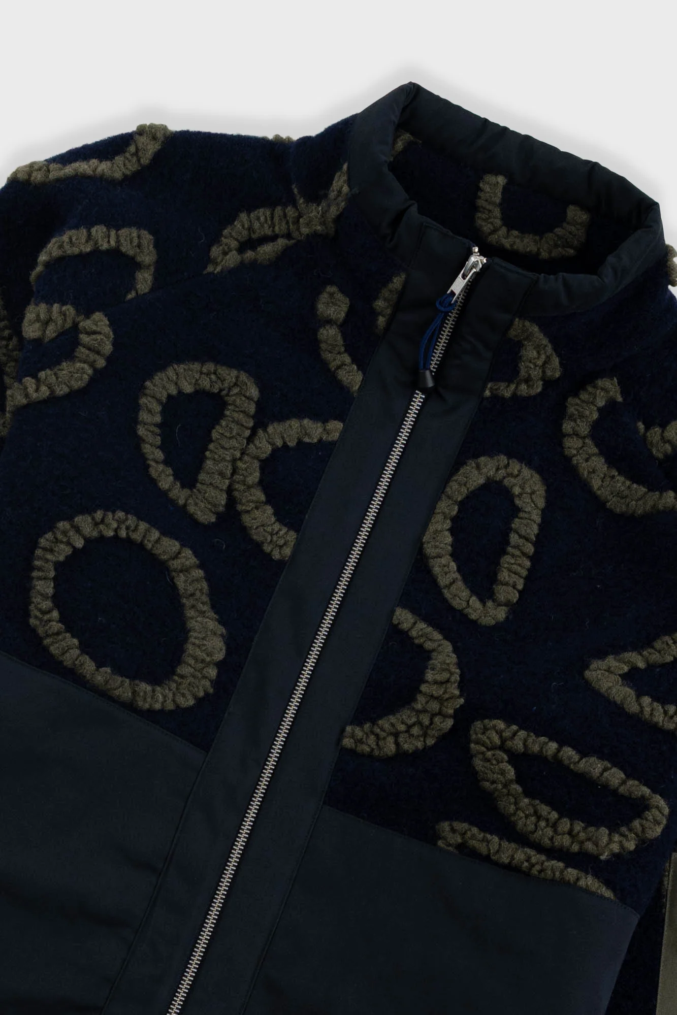 Signal Fleece - Navy Circle Jacquard - Image 5