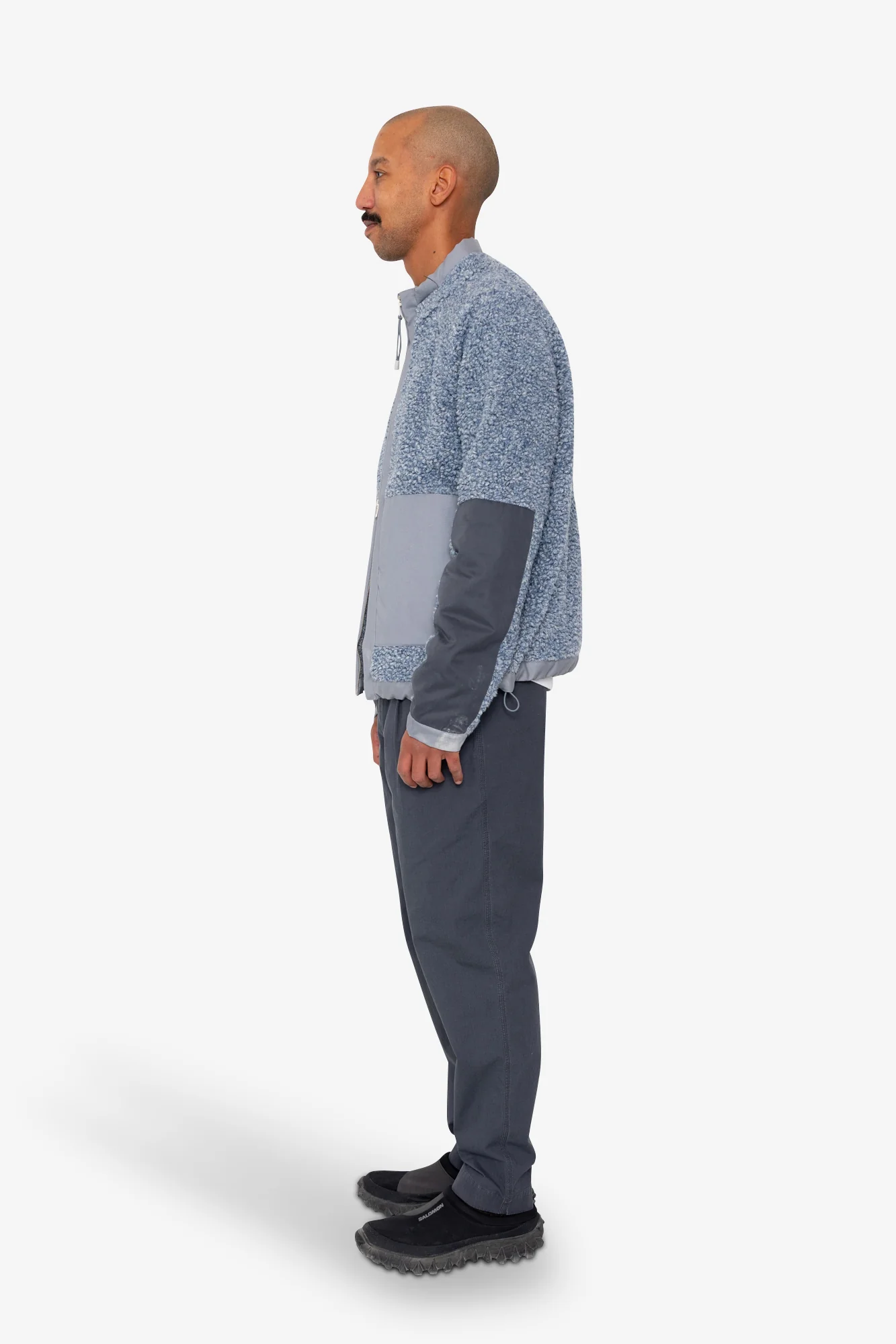 Signal Fleece - Soft Blue Curly Wool - Image 4