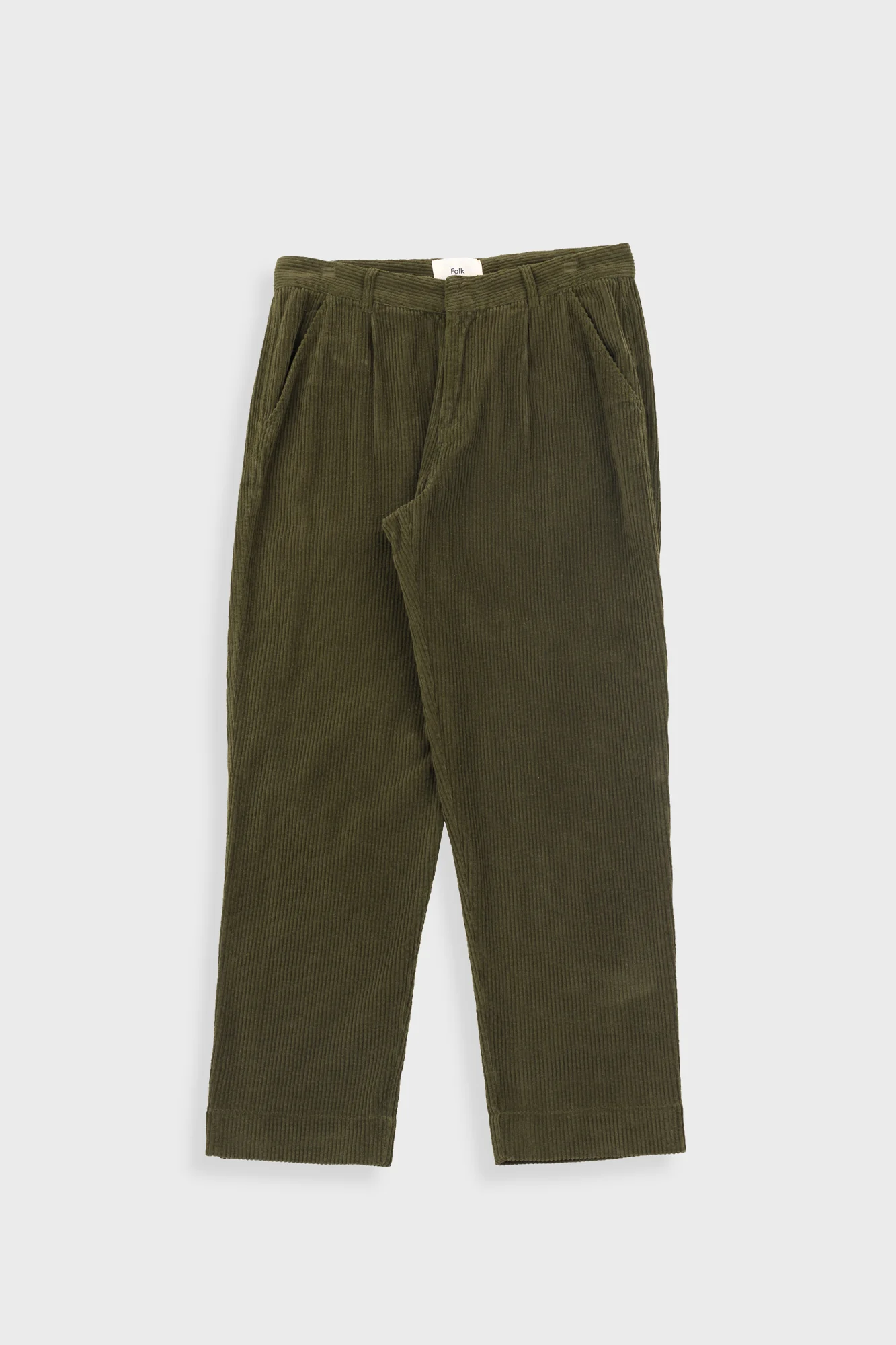 Signal Pant - Olive Chunky Cord