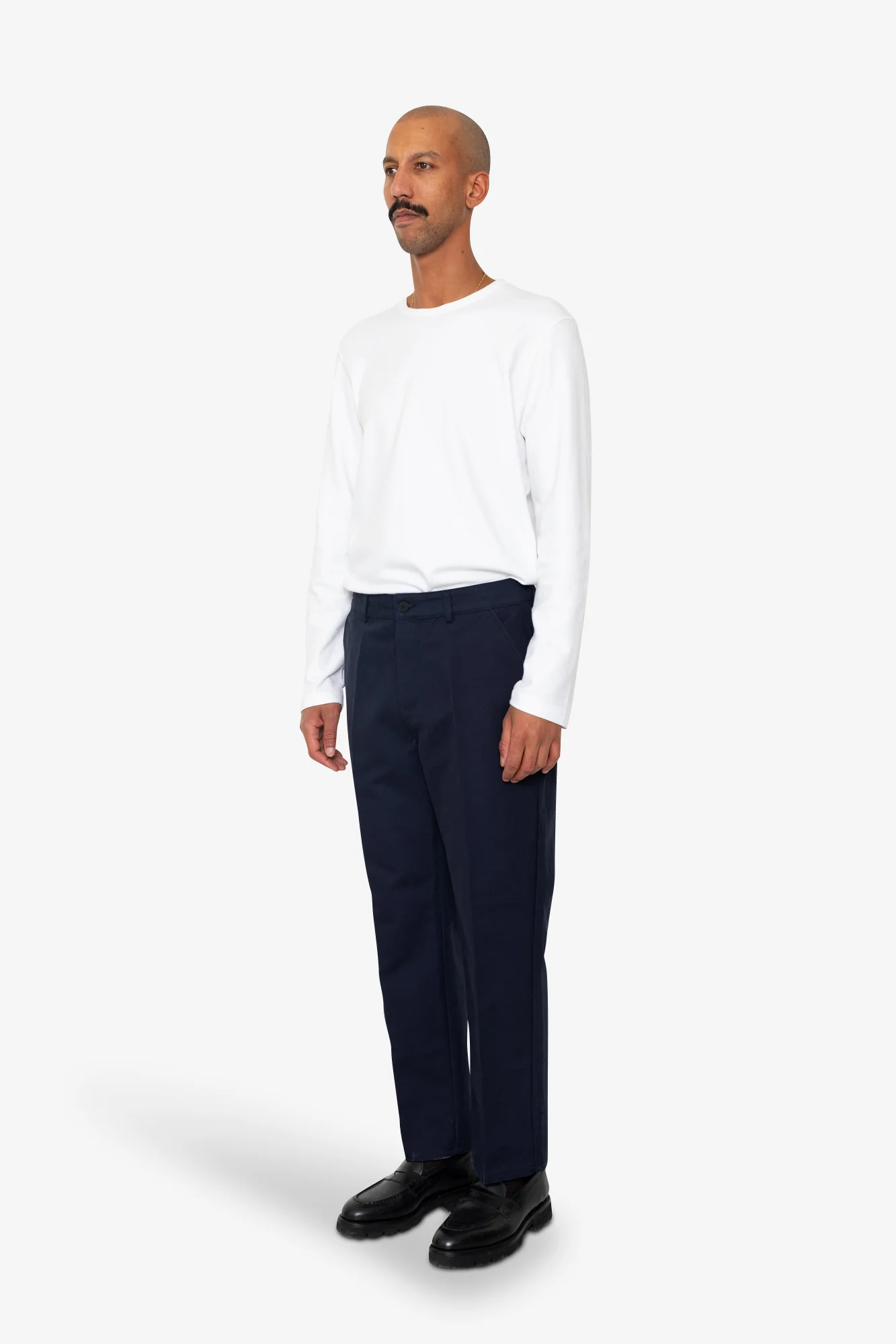 Slim Leg Pant - Navy - Image 3