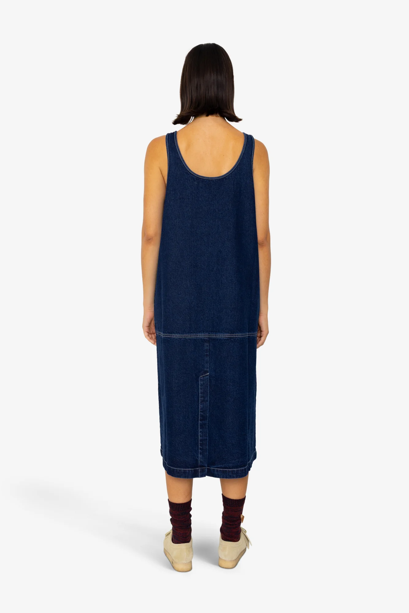 Slip Dress - Indigo Denim - Image 9