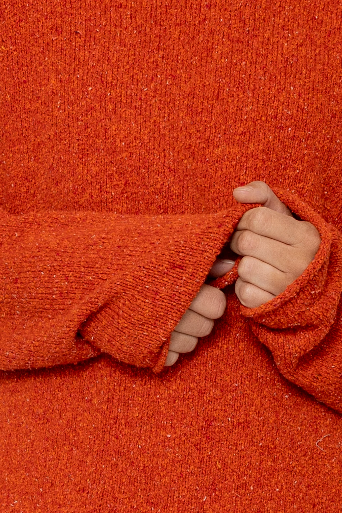 Slouch Crew Jumper - Red Oxide - Image 5