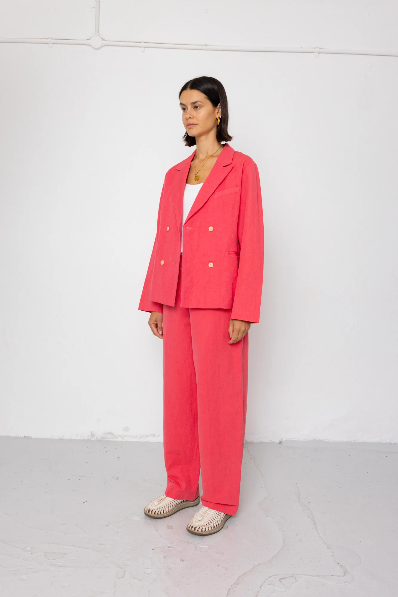 Suit Trousers - Rose Red - Image 6