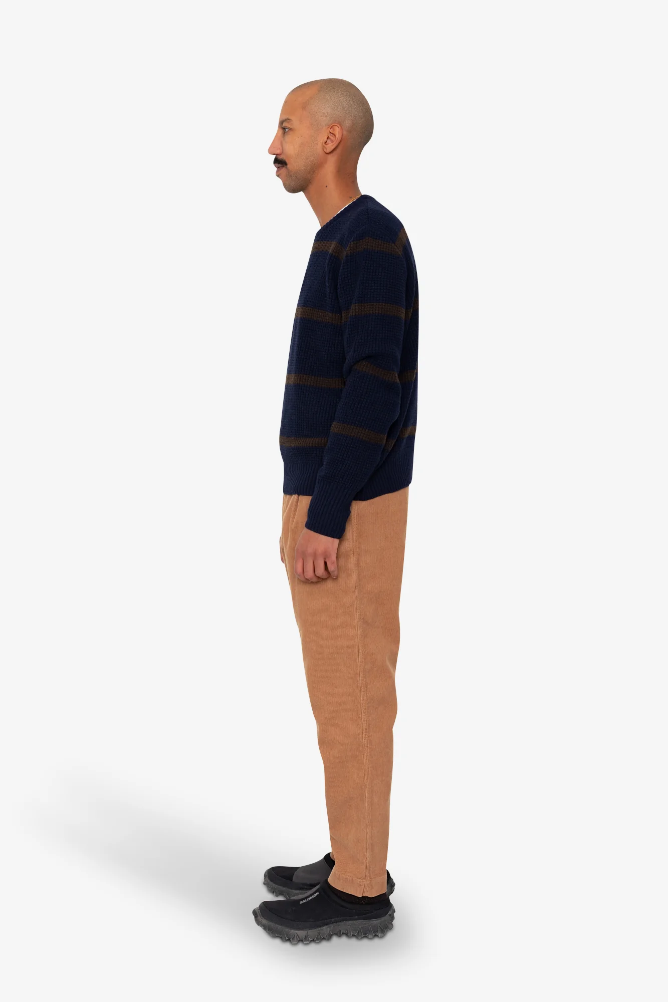 Waffle Crew - Navy Espresso Stripe - Image 4