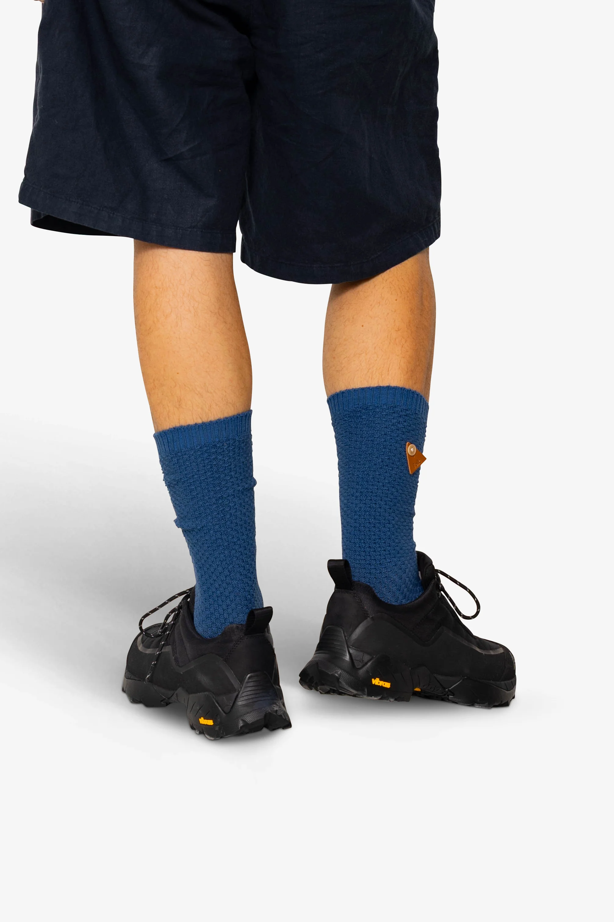 Waffle Socks - Indigo - Image 4
