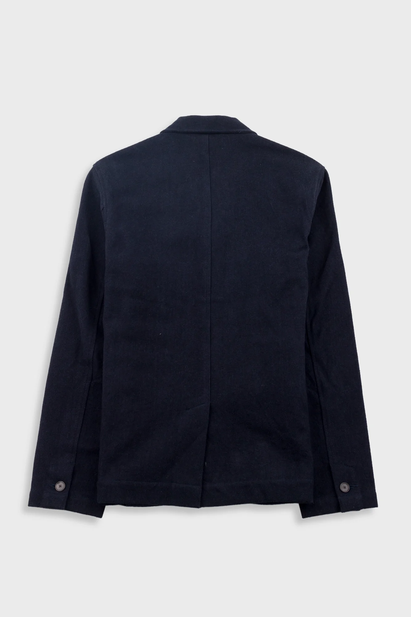 Wide Fit Blazer - Ash Navy Brushed Twill - Image 14
