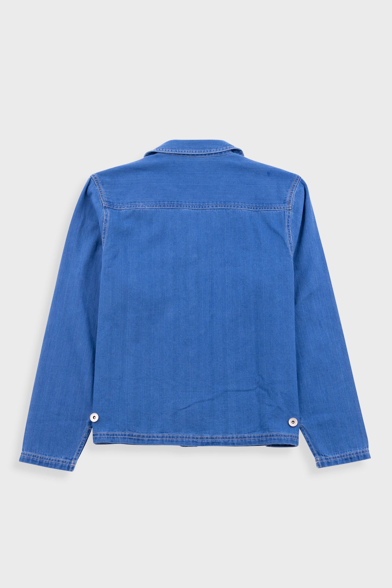 Worker Overshirt - Denim Herringbone - Image 10