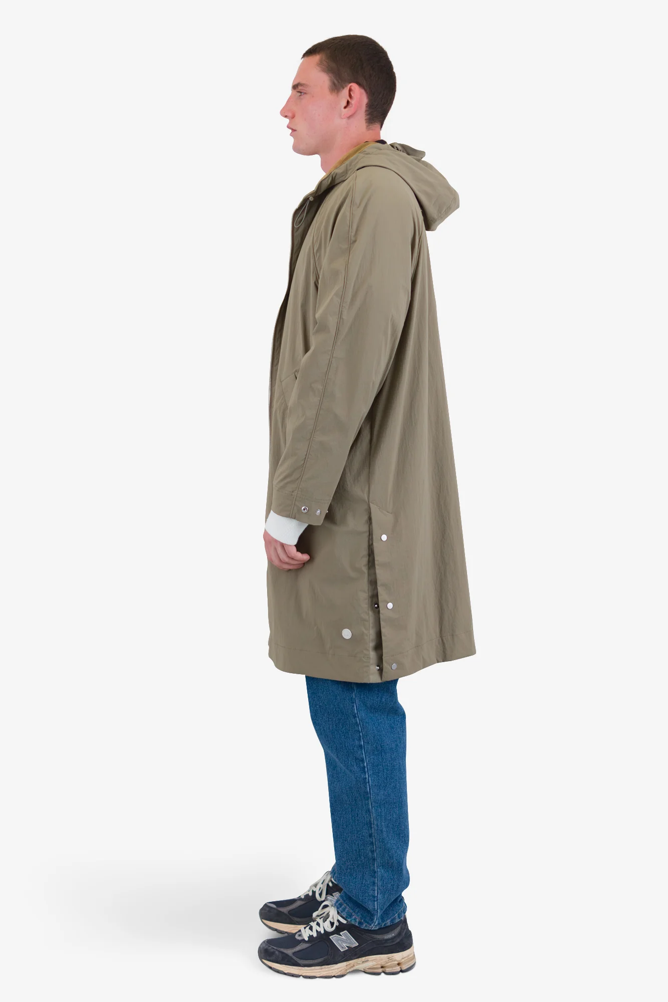 Hooded Anorak - Khaki - Image 4