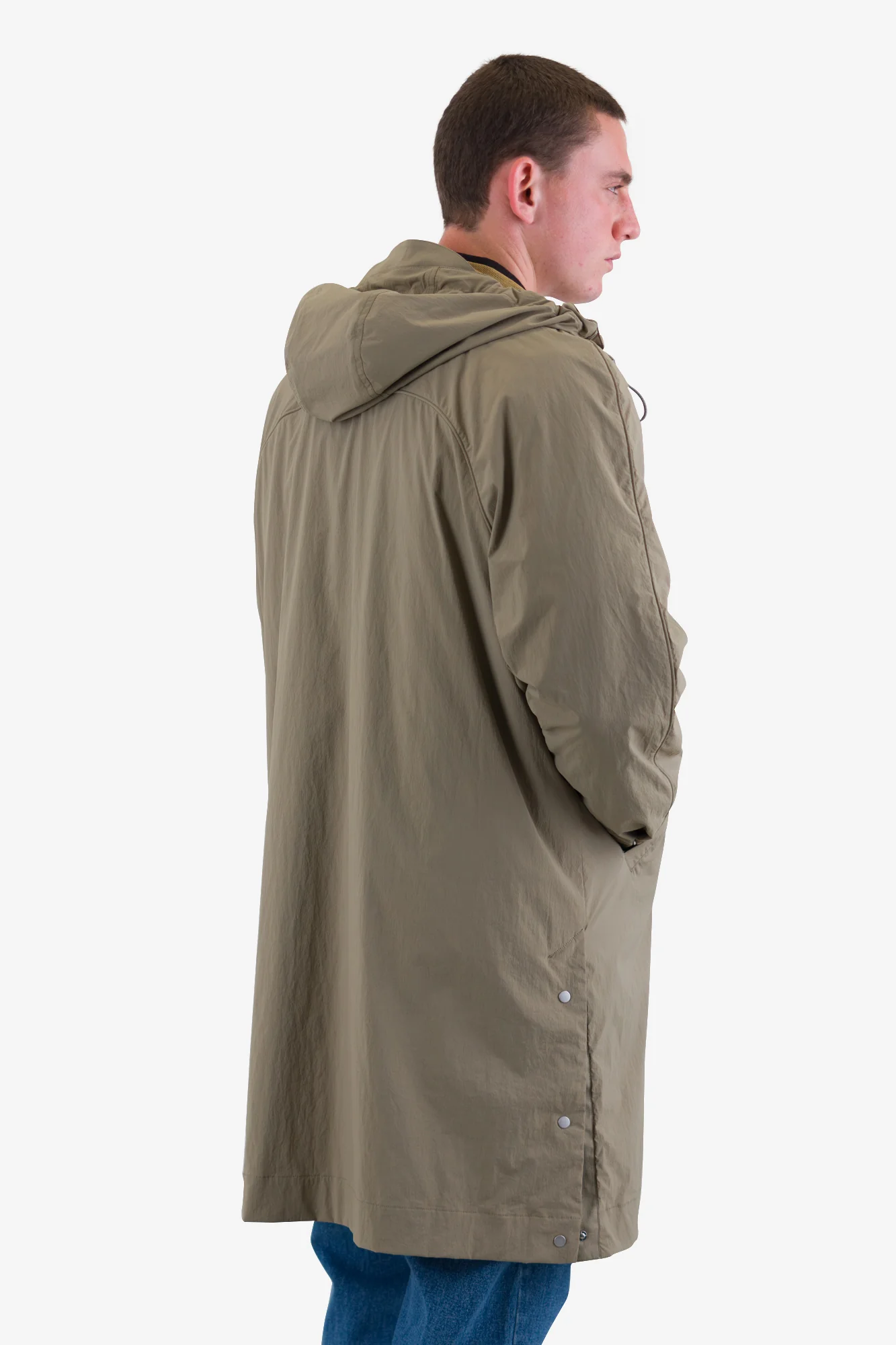 Hooded Anorak - Khaki - Image 9