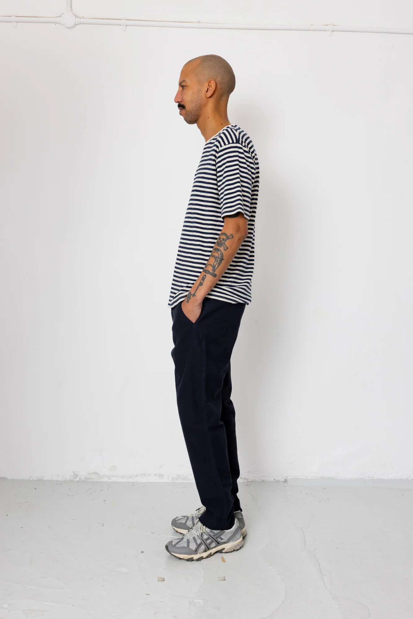 Lean Assembly Pant - Navy Moleskin - Image 5
