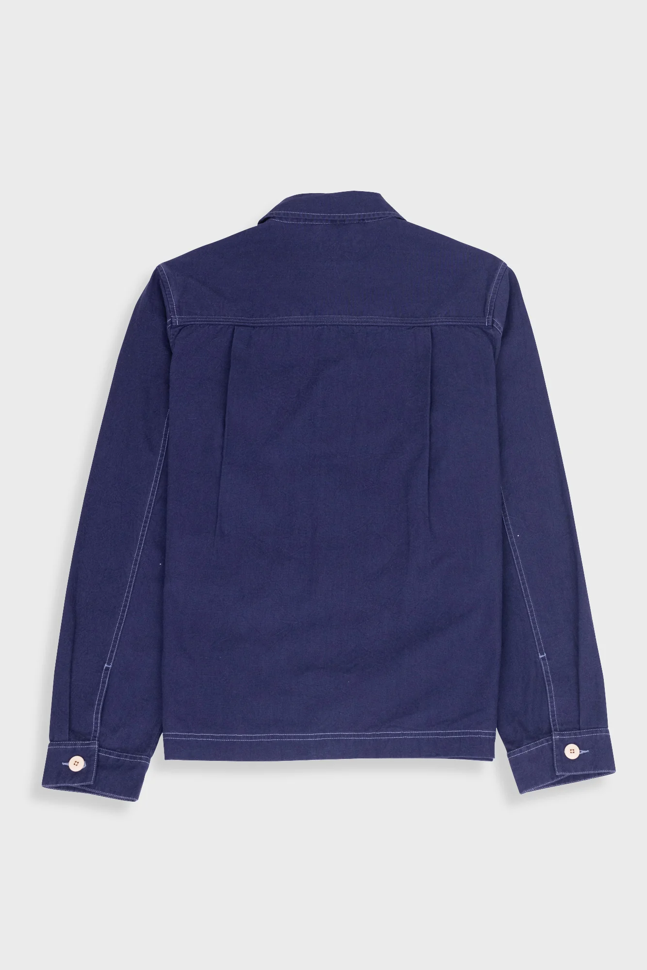 Lunar Jacket - Ink Blue Crinkle Canvas - Image 4