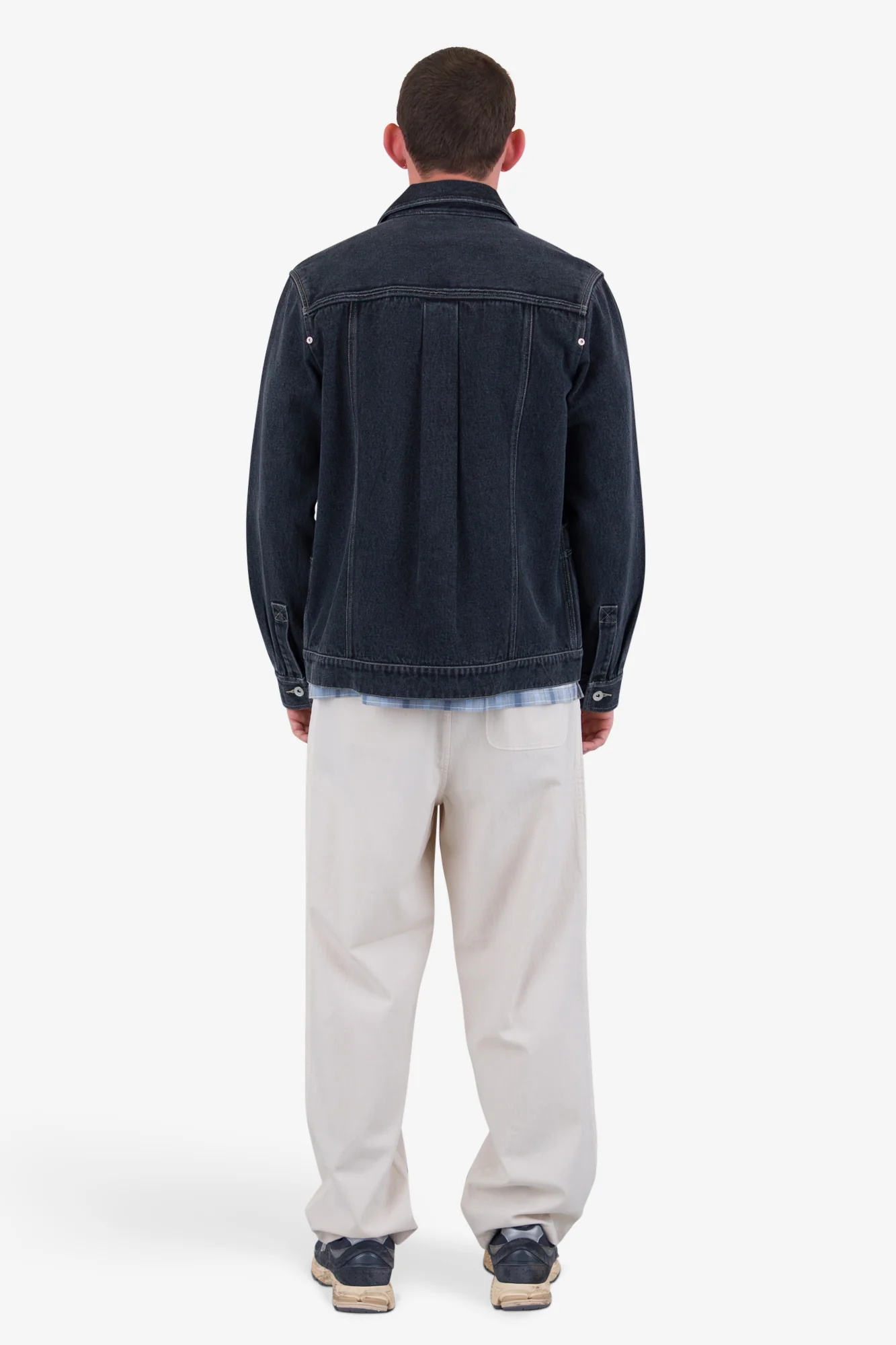 Meyer Jacket - Black Washed Denim - Image 9