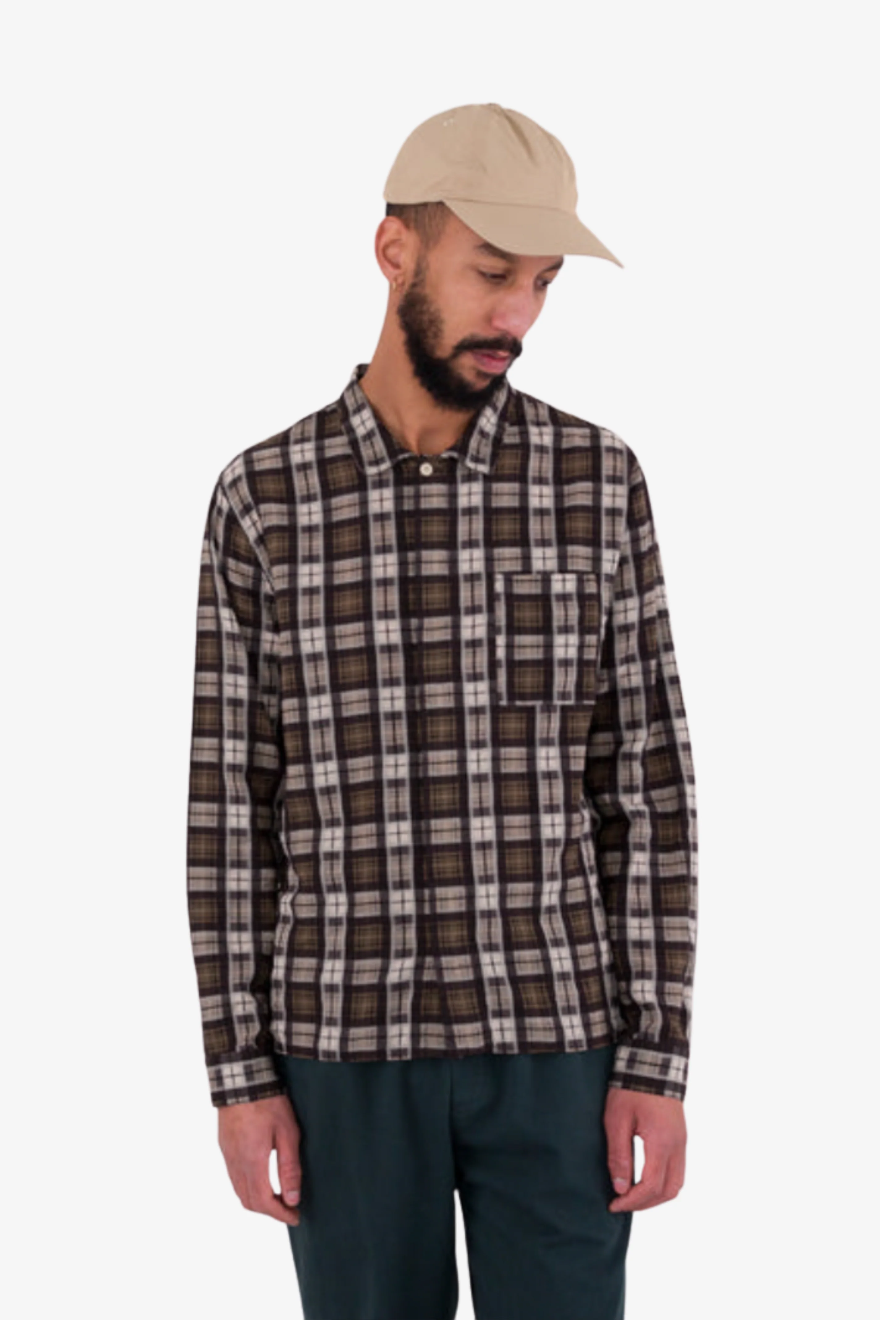 Patch Shirt - Black Window Check - Image 2