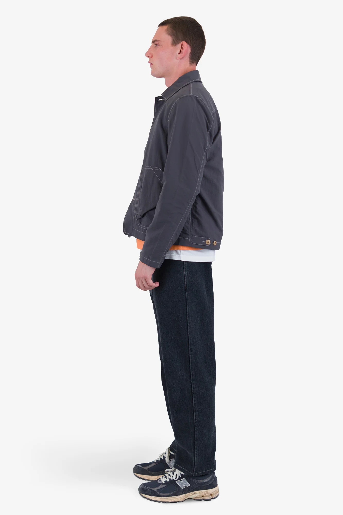 Prism Jacket - Charcoal Nylon - Image 4