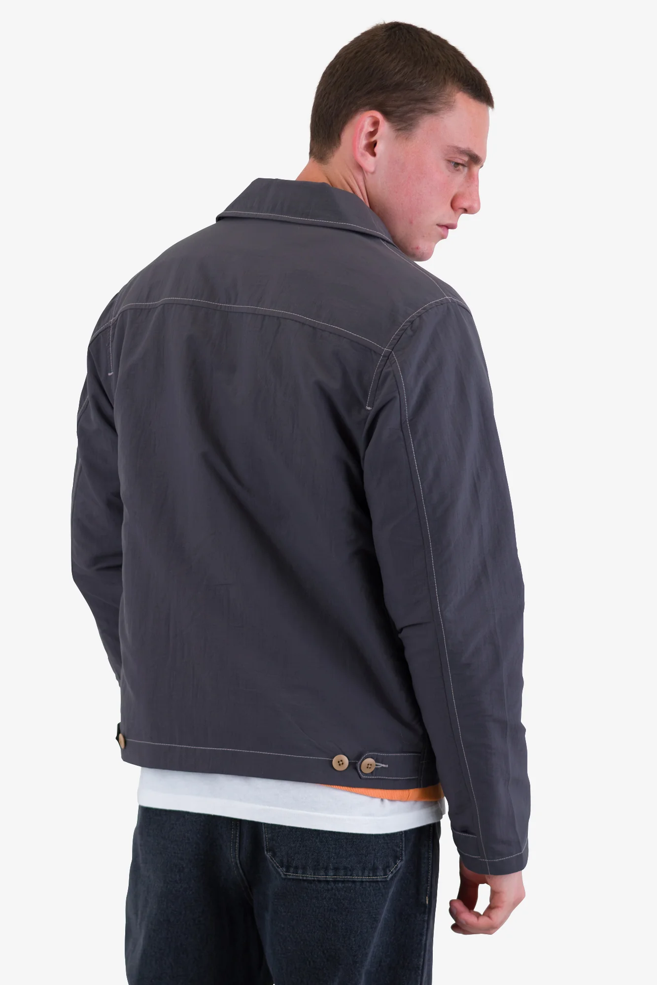 Prism Jacket - Charcoal Nylon - Image 8
