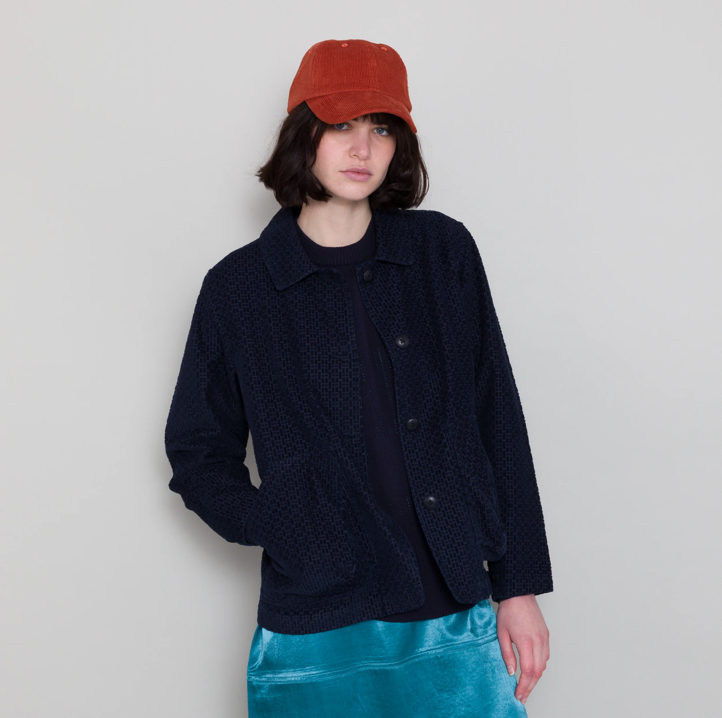 Prism Jacket - Navy Textured Cord