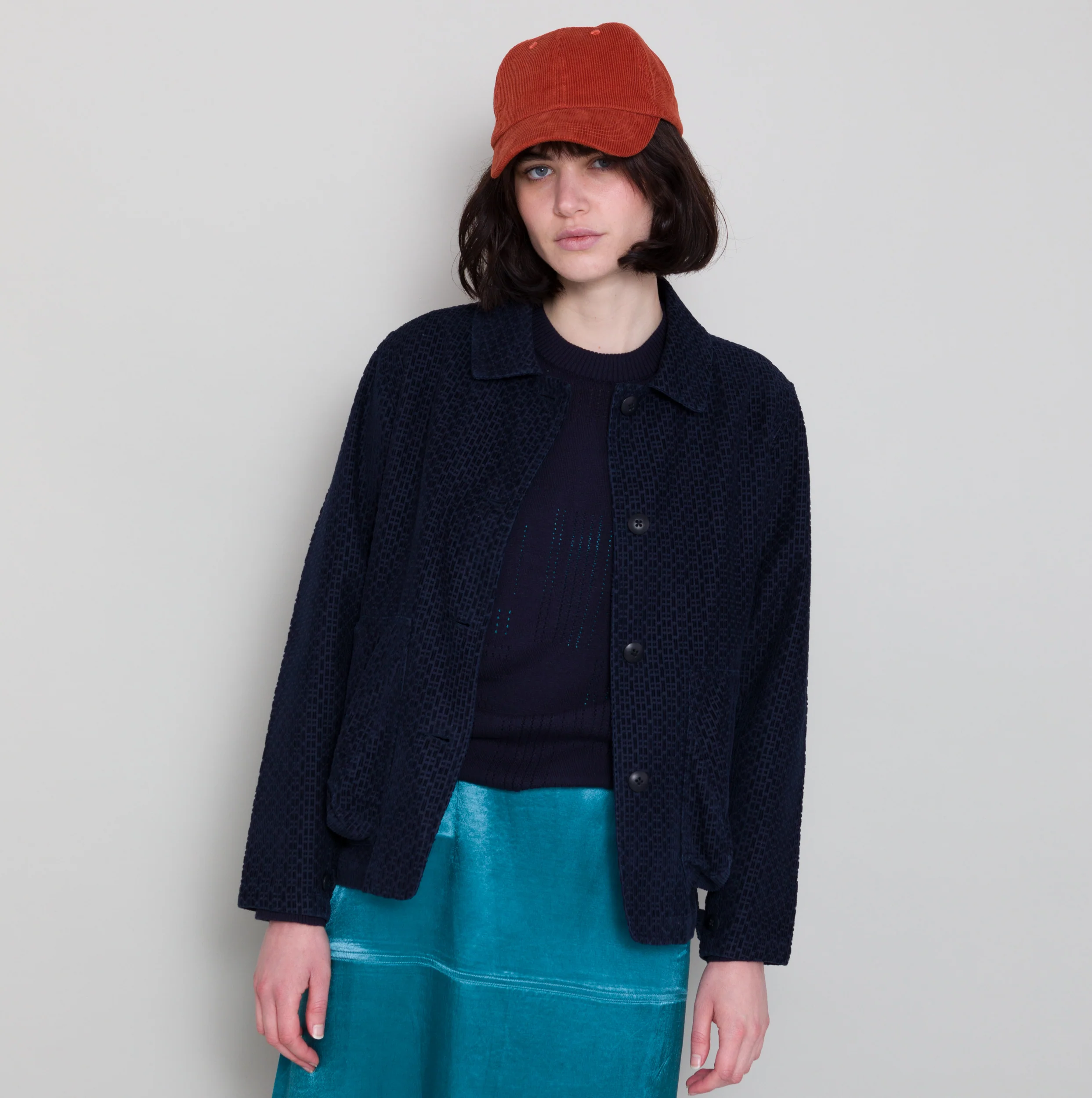 Prism Jacket - Navy Textured Cord - Image 8