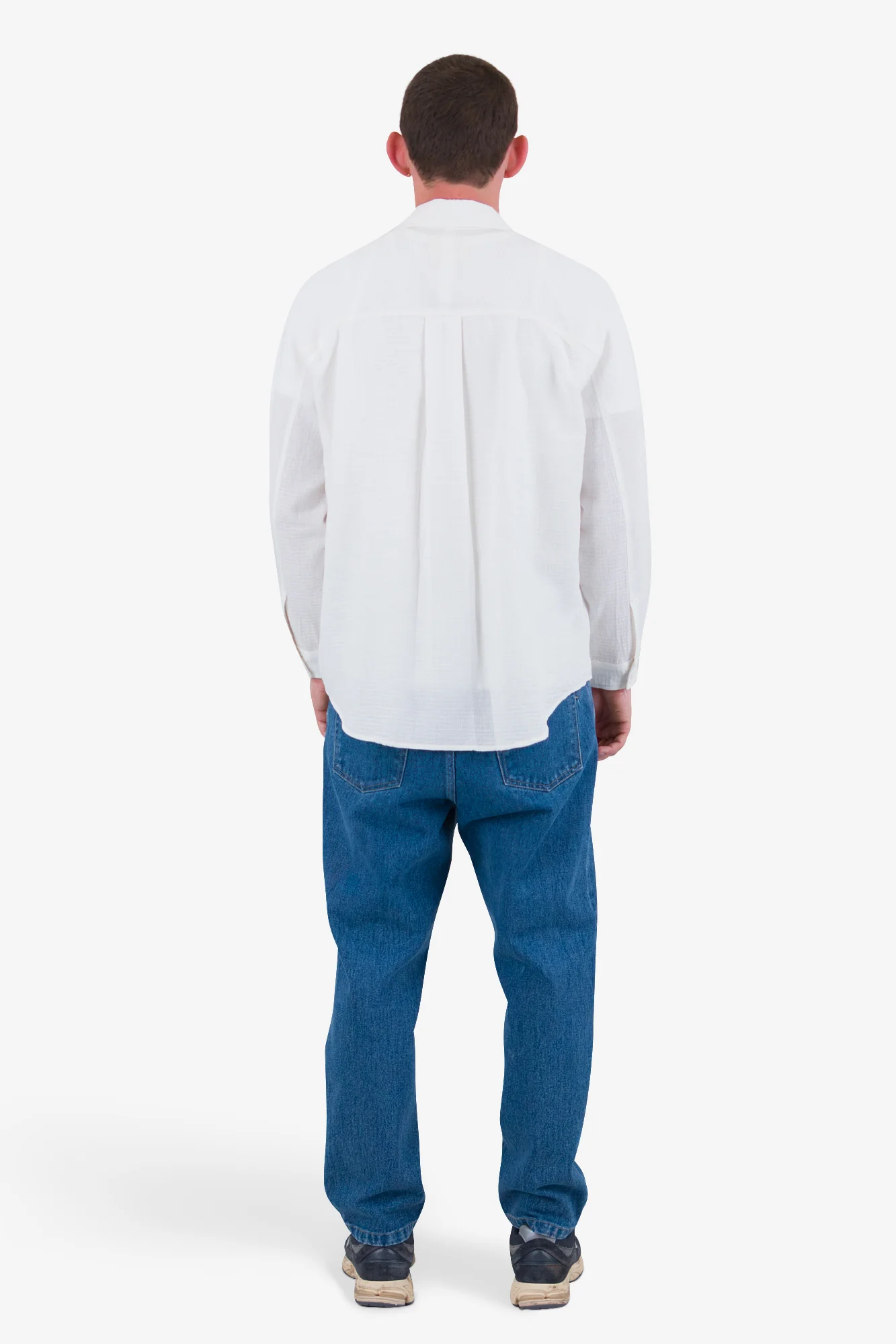 Raglan Shirt - White Dropstitch Waffle - Image 9