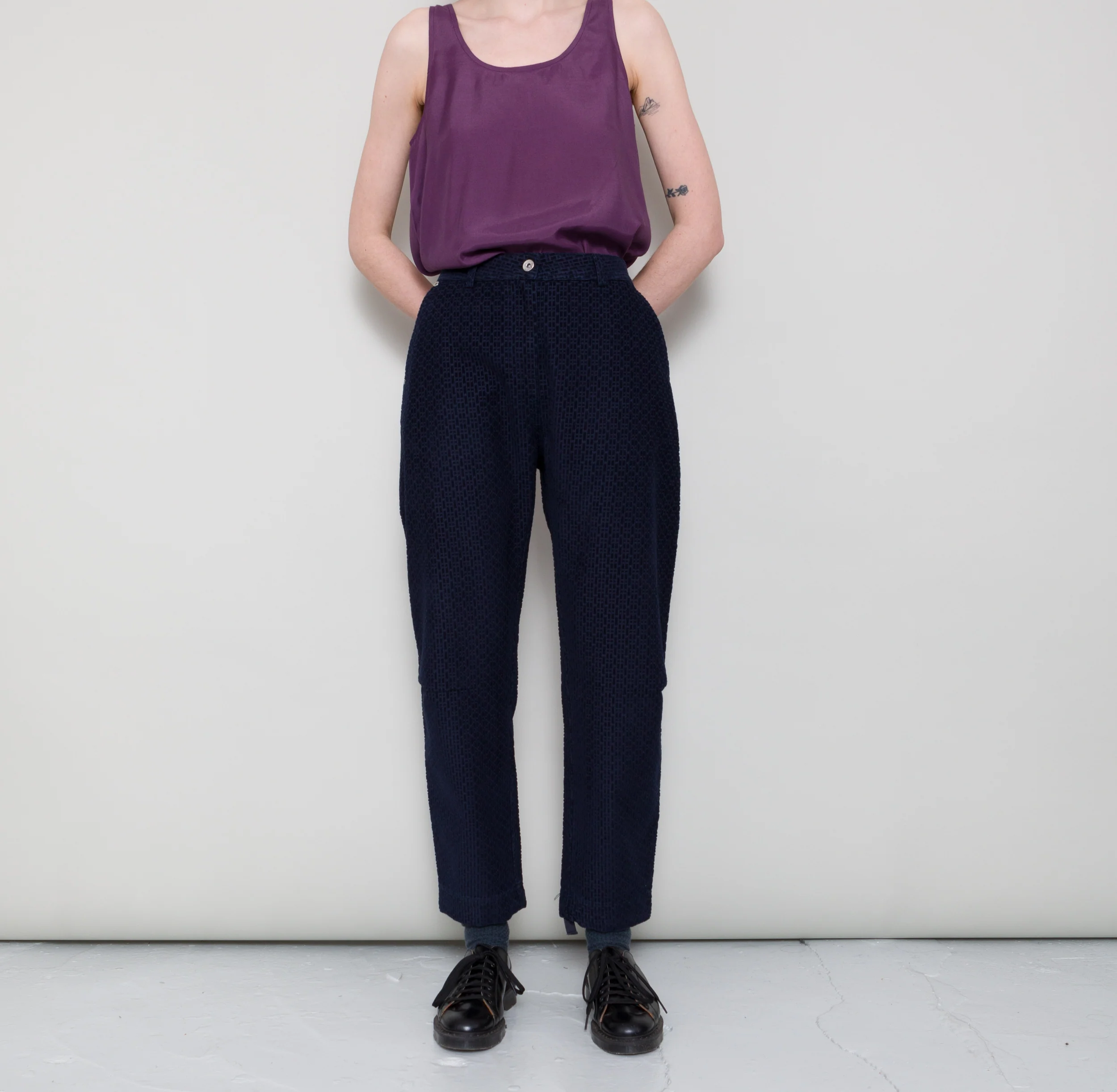 Scoop Back Vest - Wine