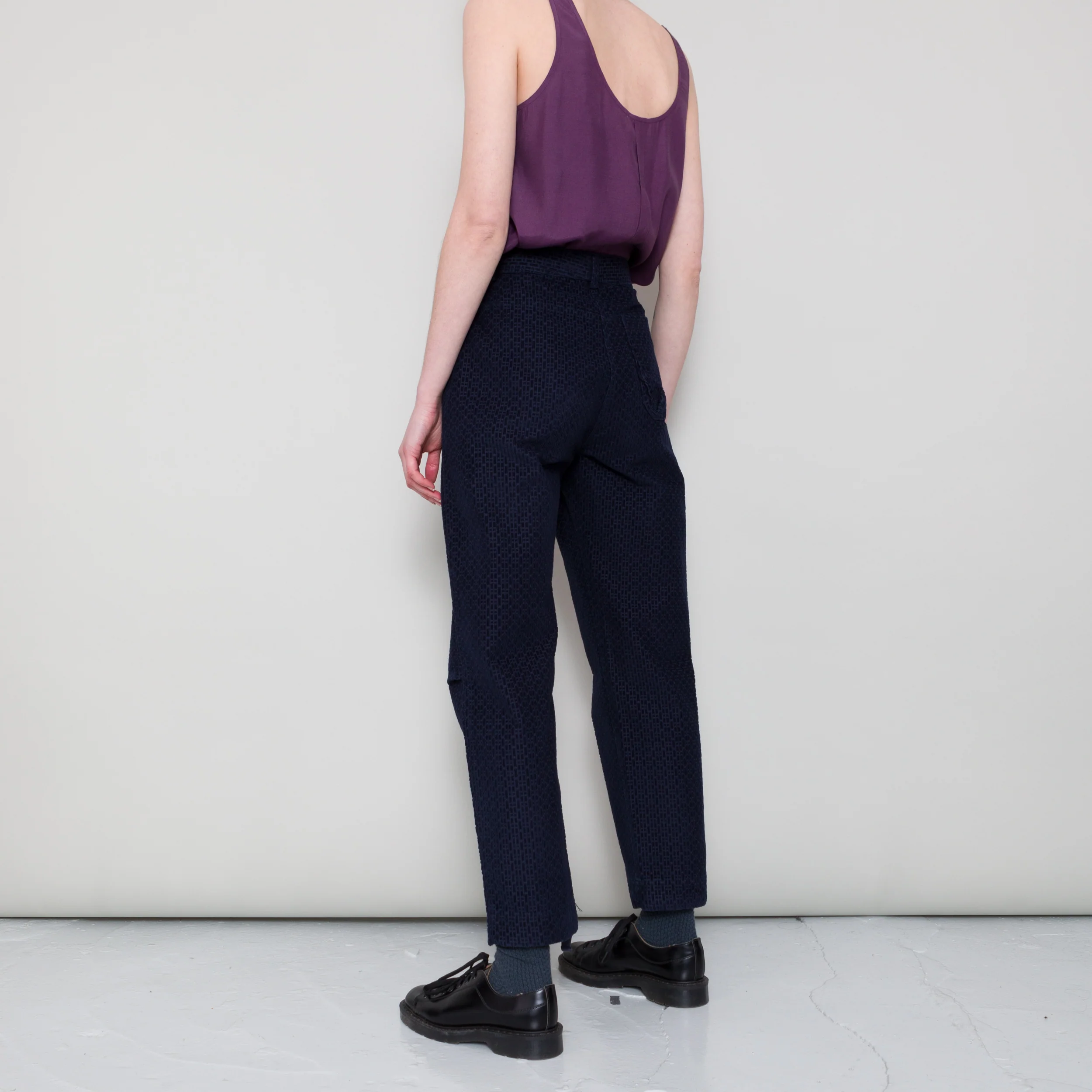 Scoop Back Vest - Wine - Image 4
