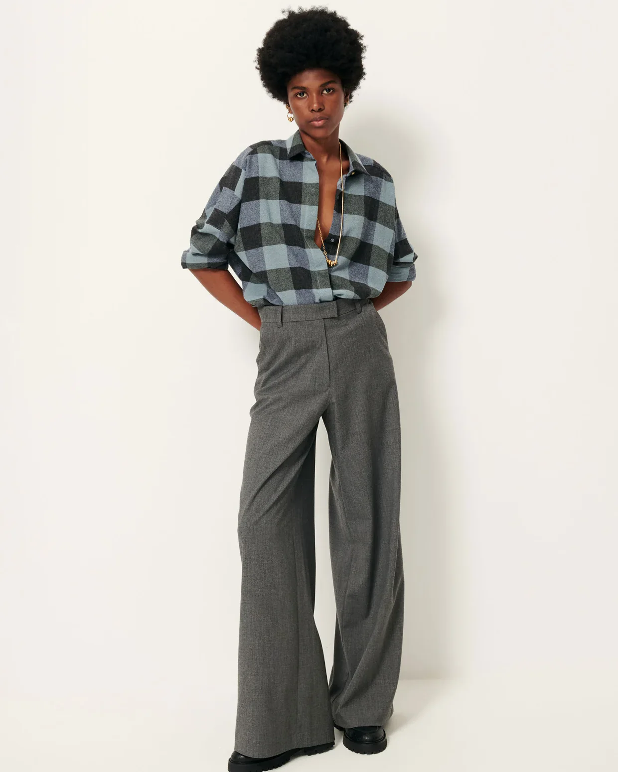 Sessun | Daficino Trouser - Granit - Image 2