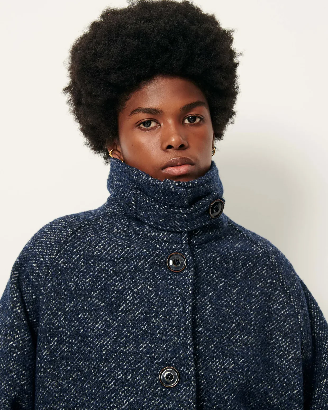 Sessun | Lee Valley Coat - Denim Wool - Image 4