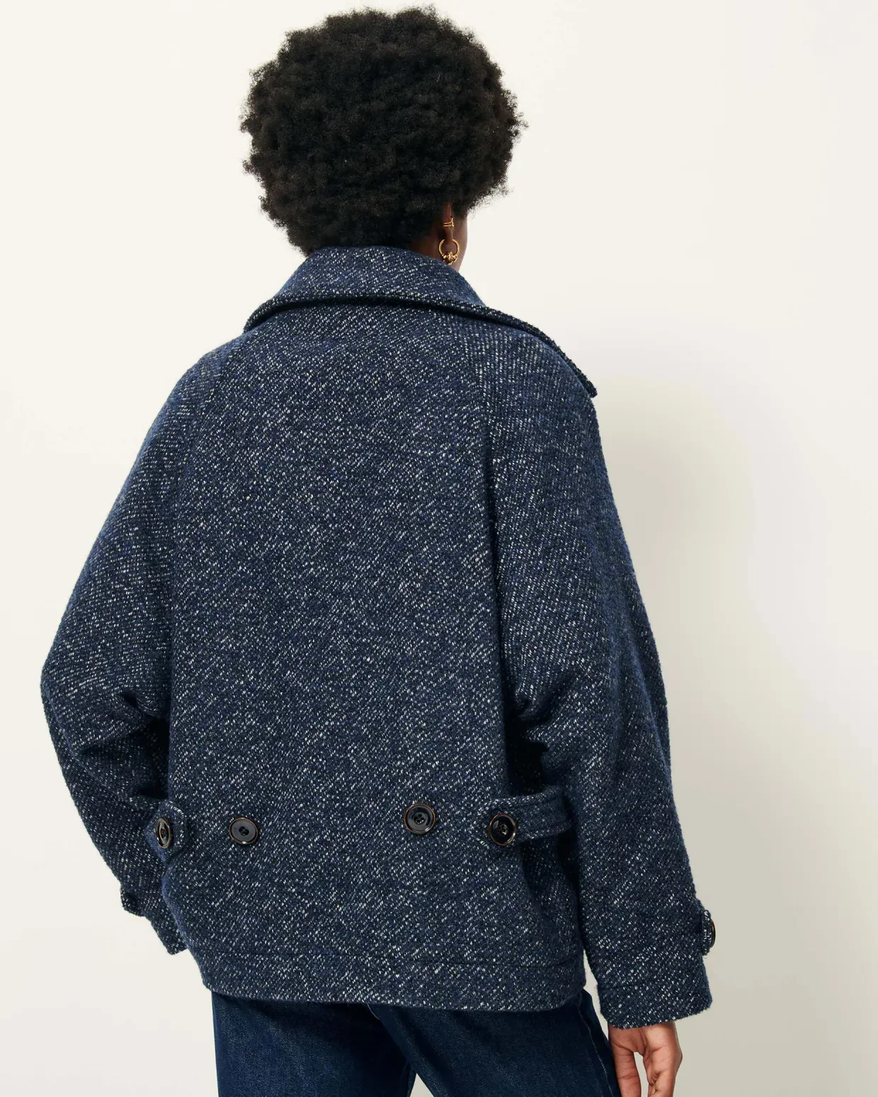 Sessun | Lee Valley Coat - Denim Wool - Image 5