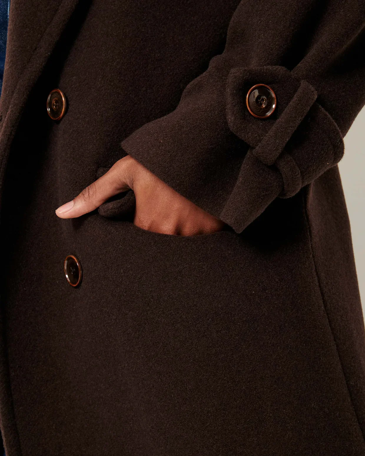 Sessun | Mia Coat - Coffee - Image 3