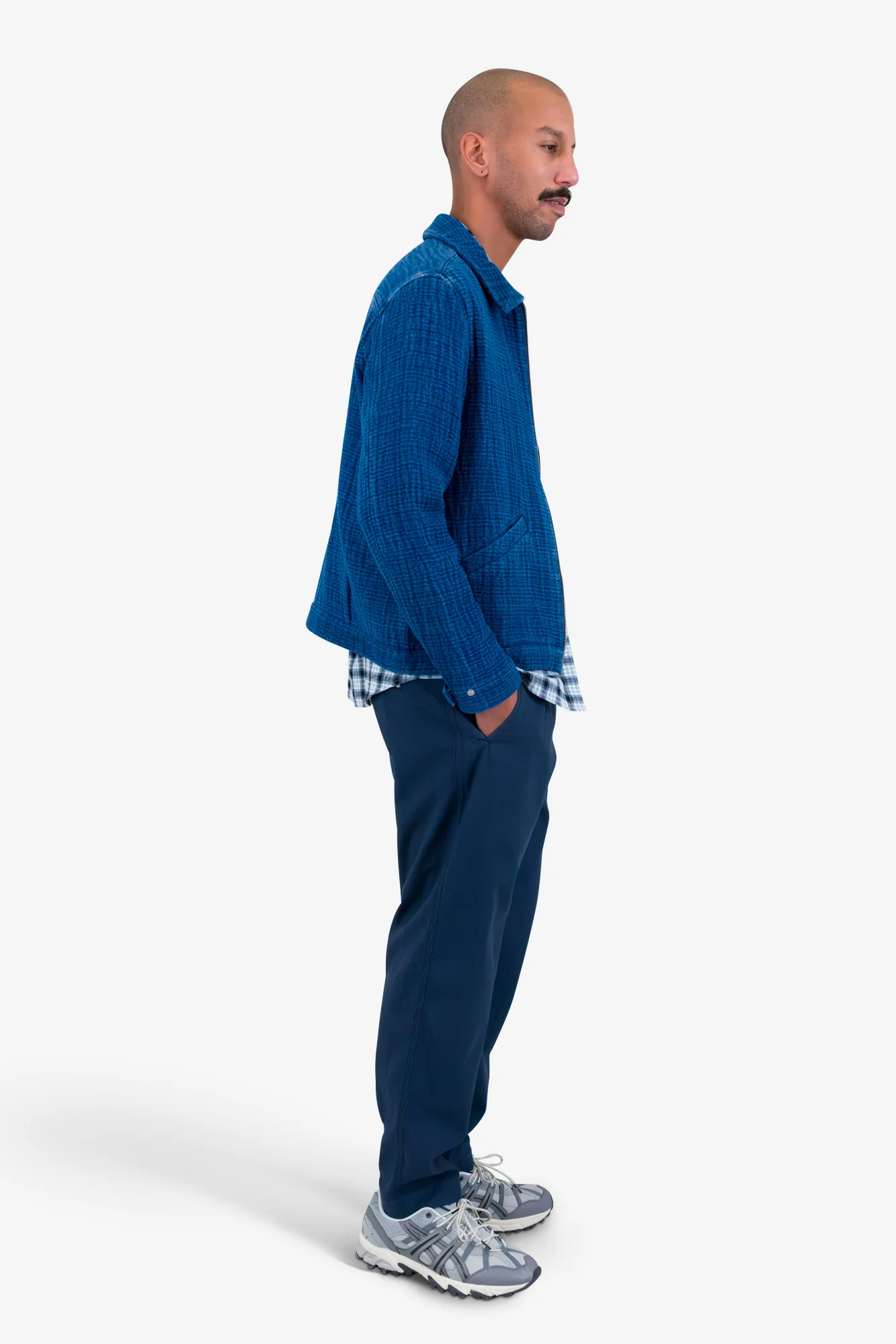 Signal Blouson - Indigo Waffle - Image 9