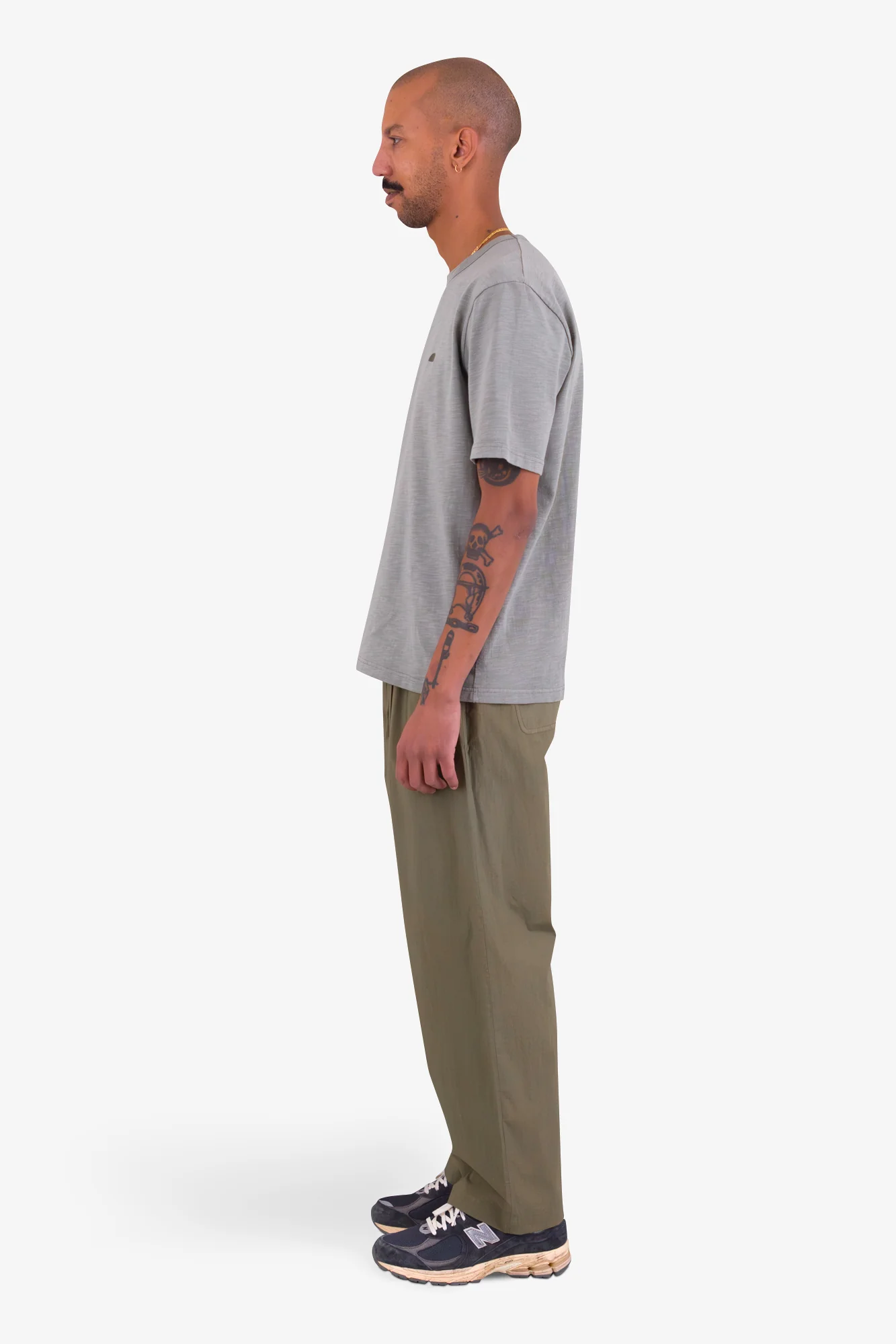 Slub T-Shirt - Light Sage - Image 4