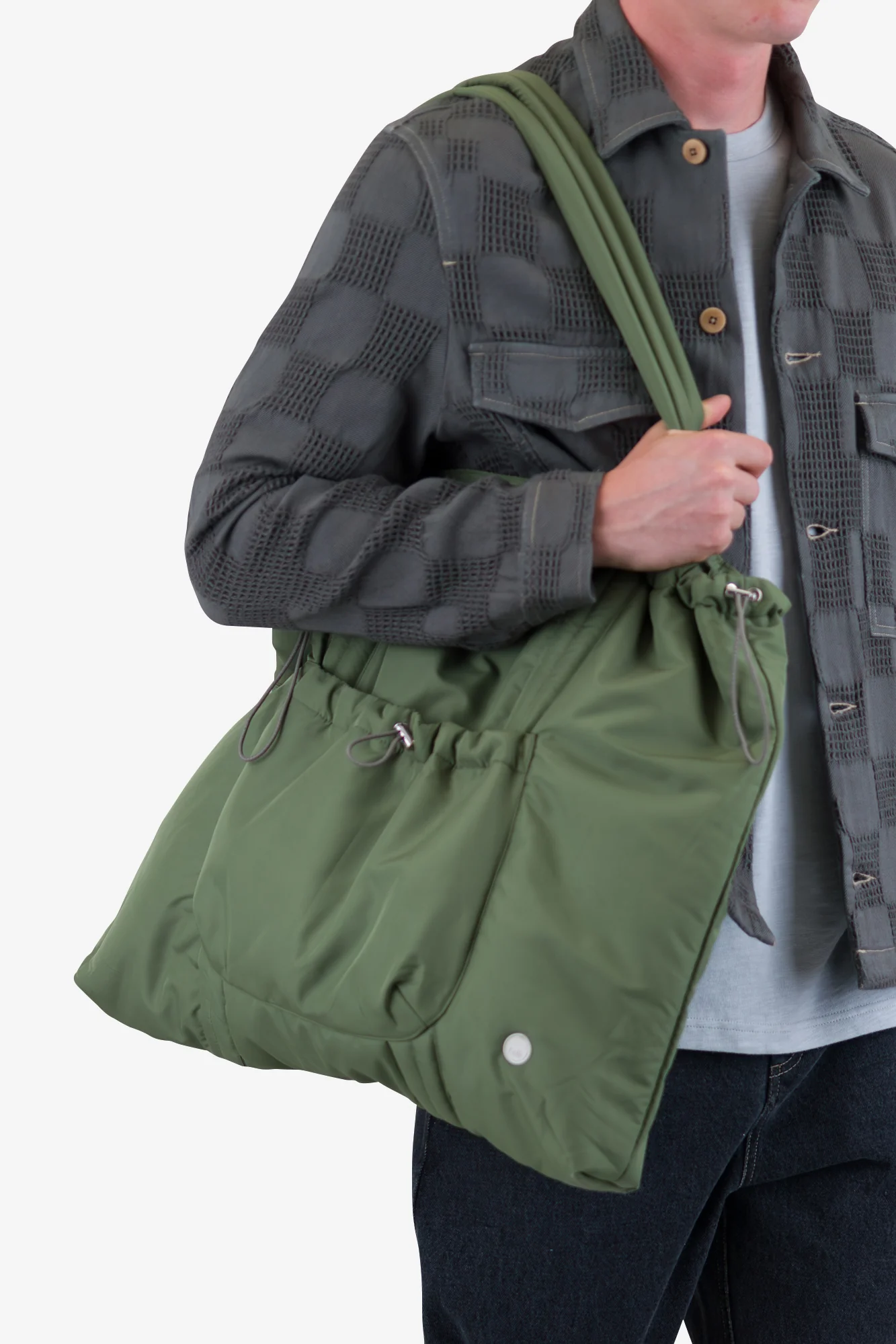 Wadded Tote Bag - Sage - Image 3