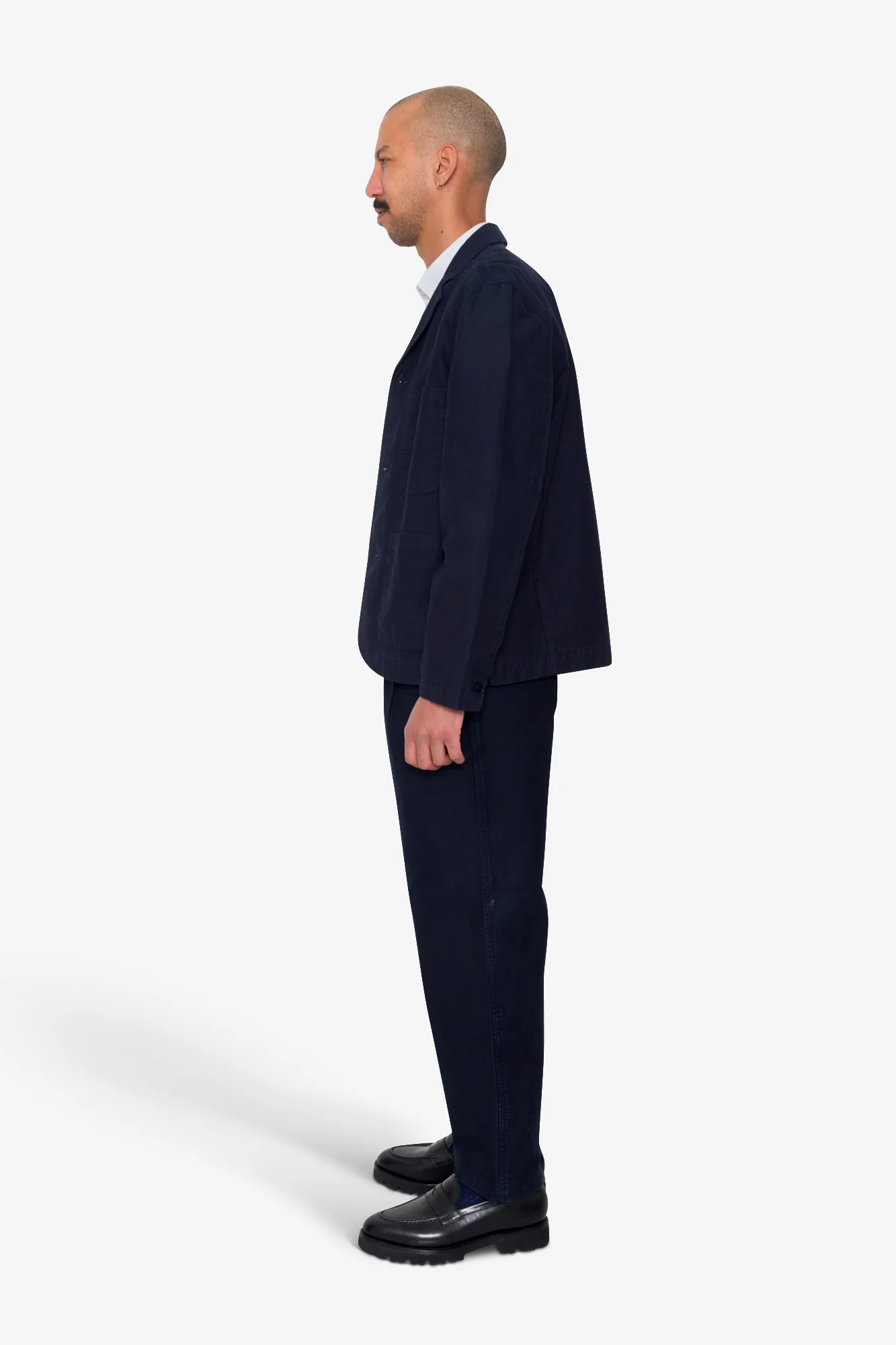 Wide Fit Blazer - Ink - Image 3