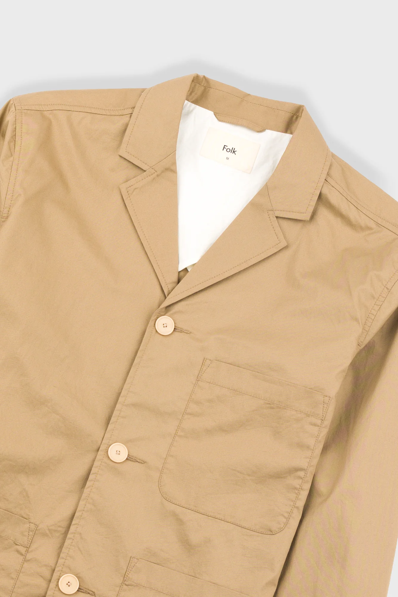 Wide Fit Blazer - Sand - Image 5