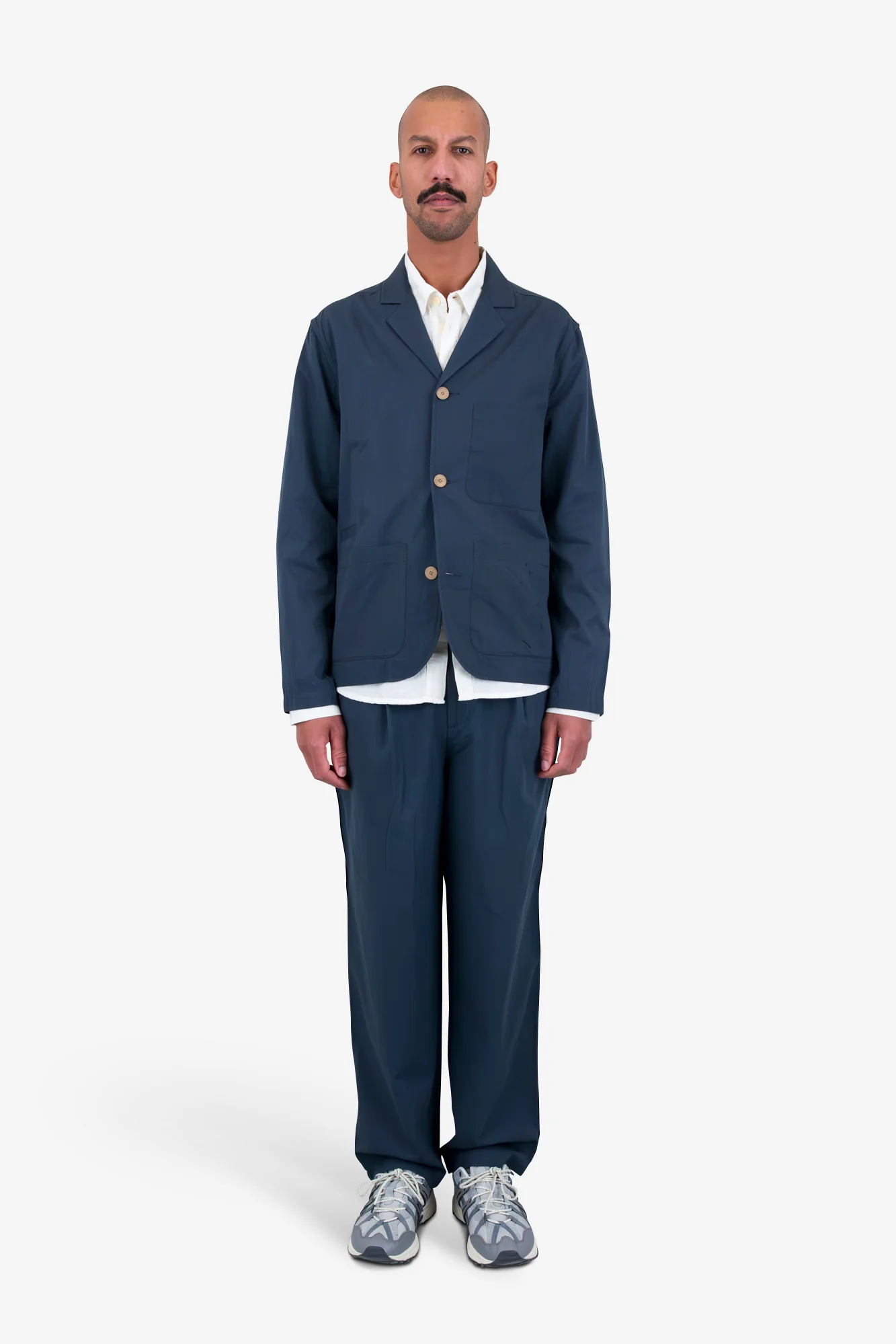 Wide Fit Blazer - Slate - Image 2