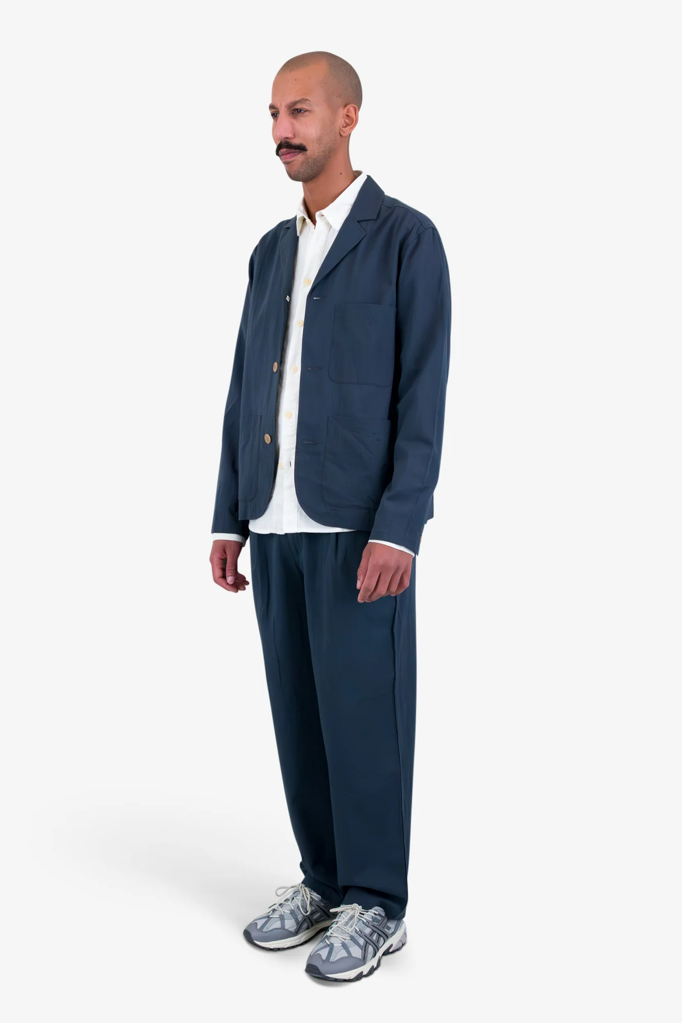 Wide Fit Blazer - Slate - Image 3