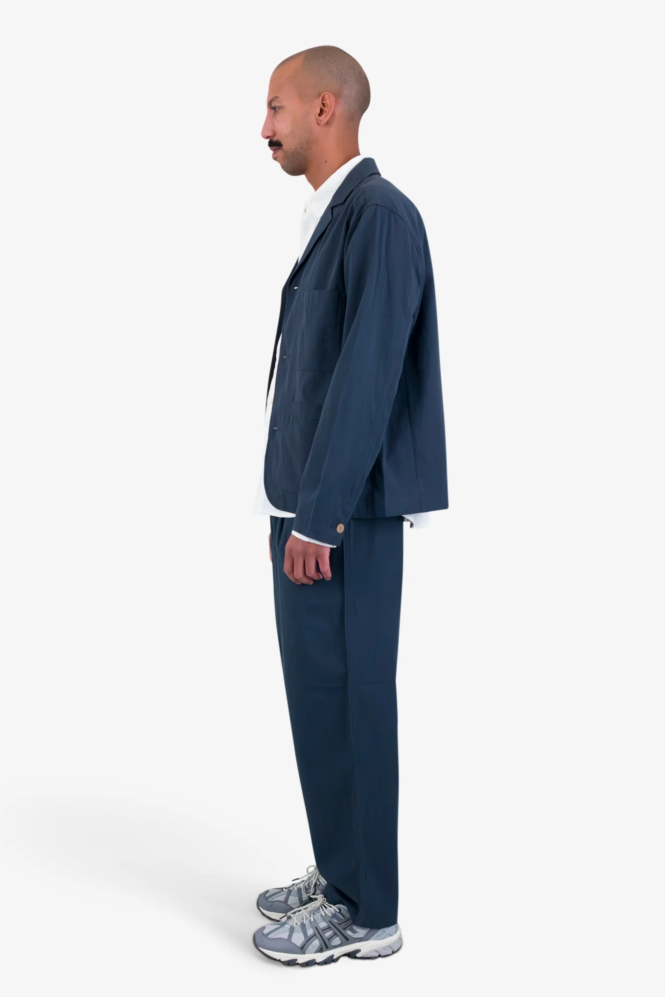 Wide Fit Blazer - Slate - Image 4