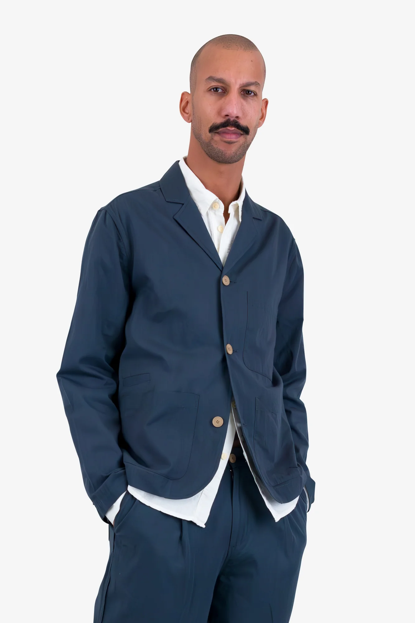 Wide Fit Blazer - Slate - Image 6